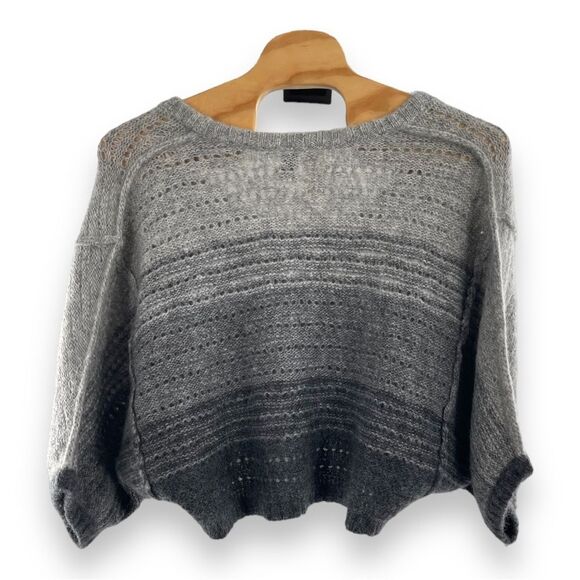 Bird by Juicy Couture Mohair Knit Ombré  Dolman Sweater Size Medium. - Picture 3 of 6